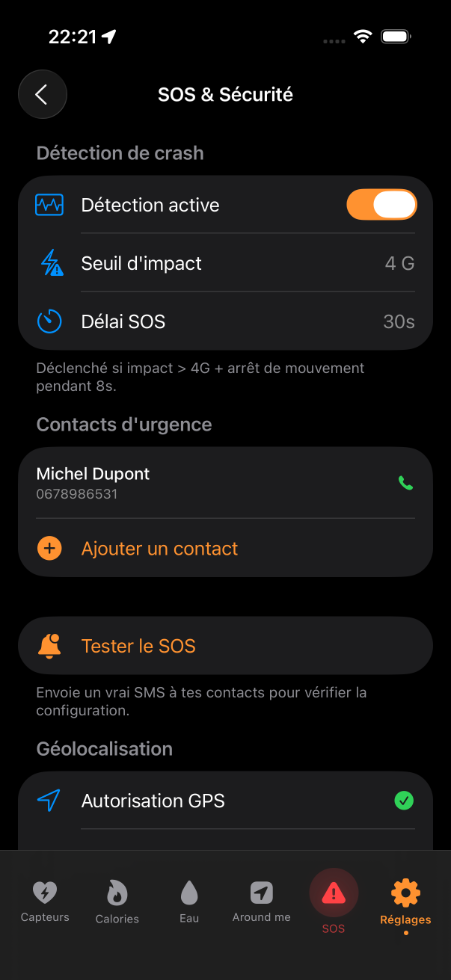 Confirmation de l'alerte